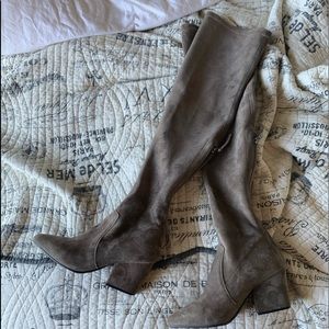 Goodnight macaroon over the knee boots!